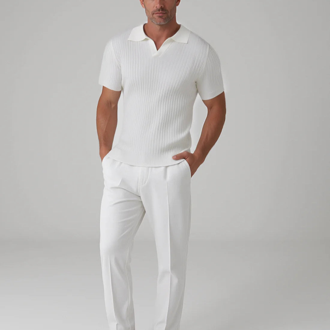 The Savona Ribbed Polo