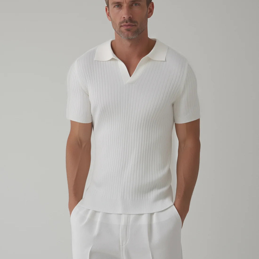 The Savona Ribbed Polo