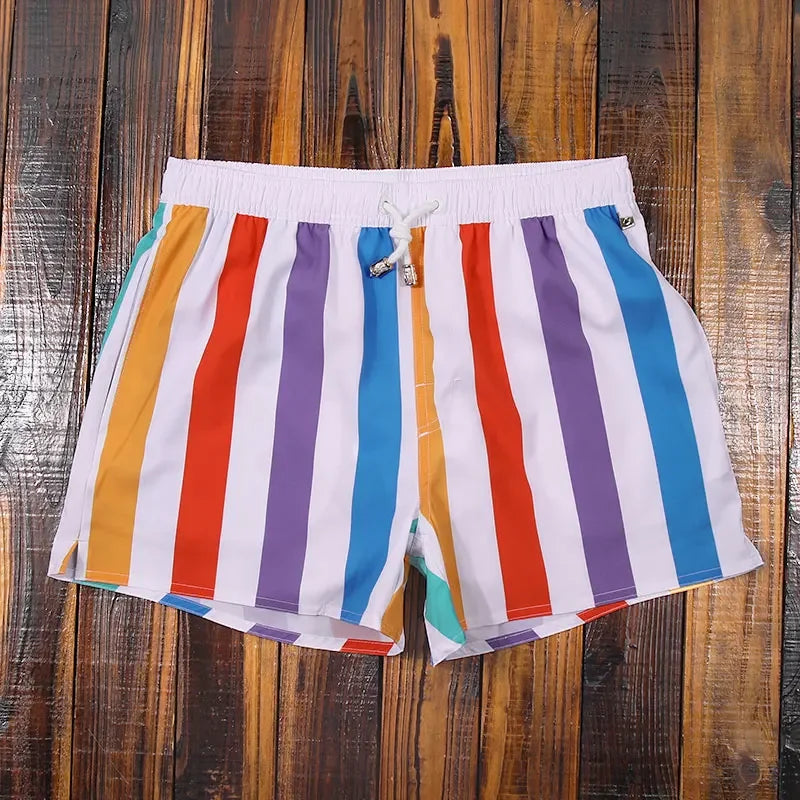 The Amalfi Striped Trunks