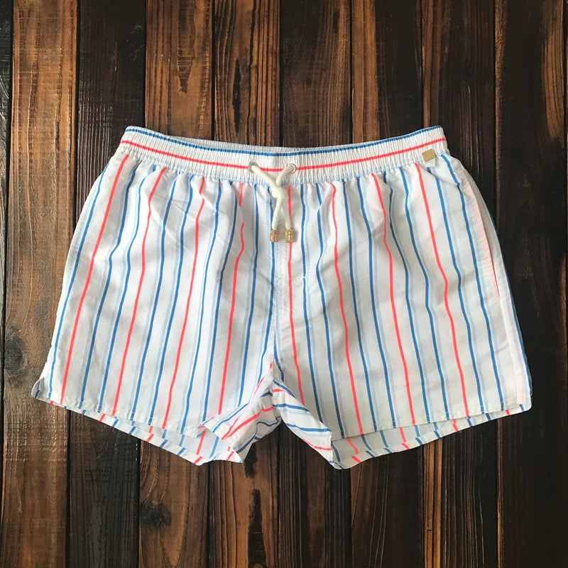 The Amalfi Striped Trunks