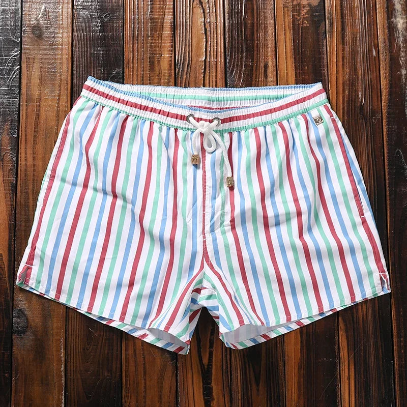 The Amalfi Striped Trunks