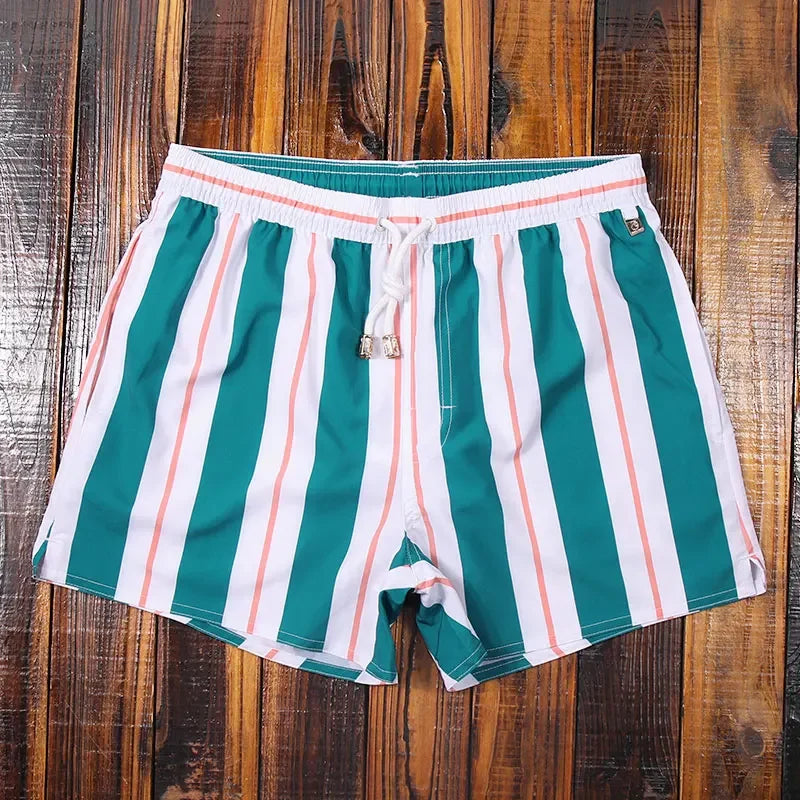 The Amalfi Striped Trunks