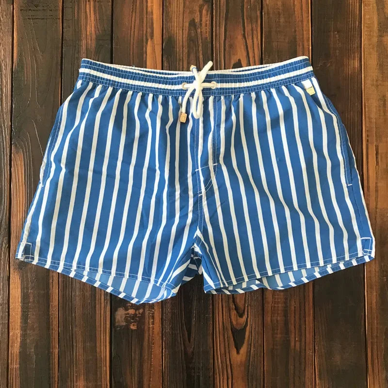 The Amalfi Striped Trunks