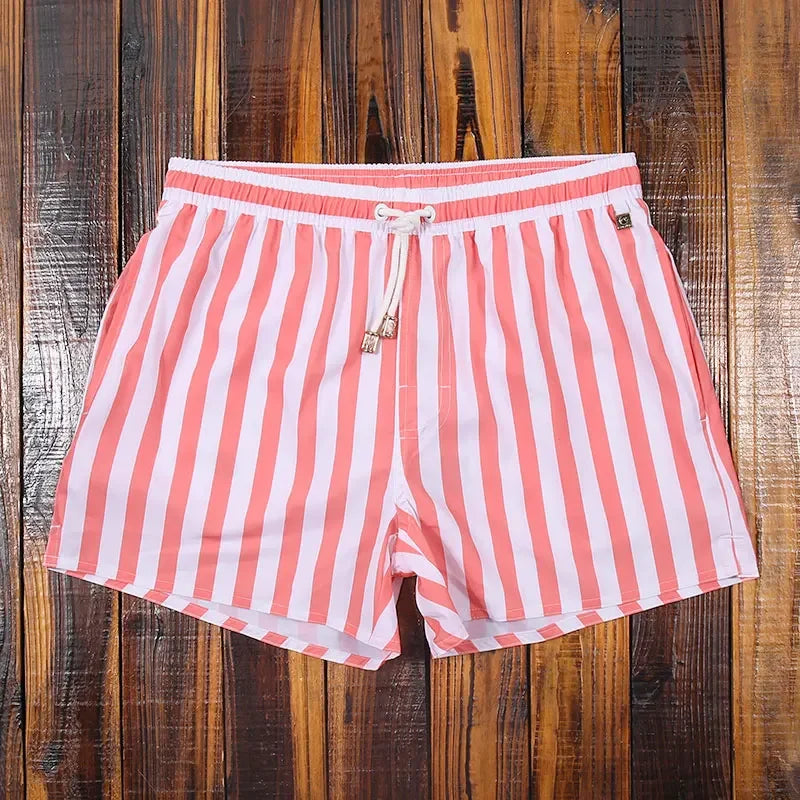 The Amalfi Striped Trunks